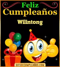 Gif de Feliz Cumpleaños Wilintong